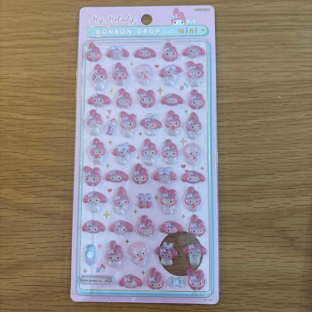 【国内正規品】ボンボンドロップシール & mini サンリオ　5枚セット