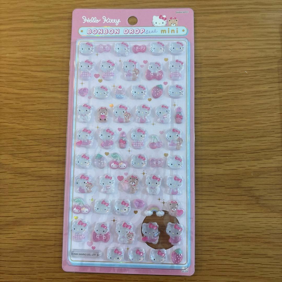 【国内正規品】ボンボンドロップシール & mini サンリオ　5枚セット
