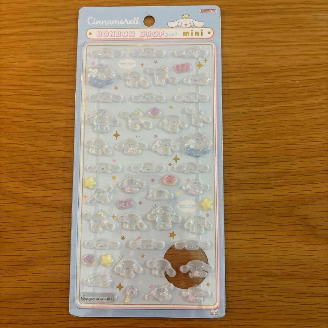 【国内正規品】ボンボンドロップシール & mini サンリオ　5枚セット