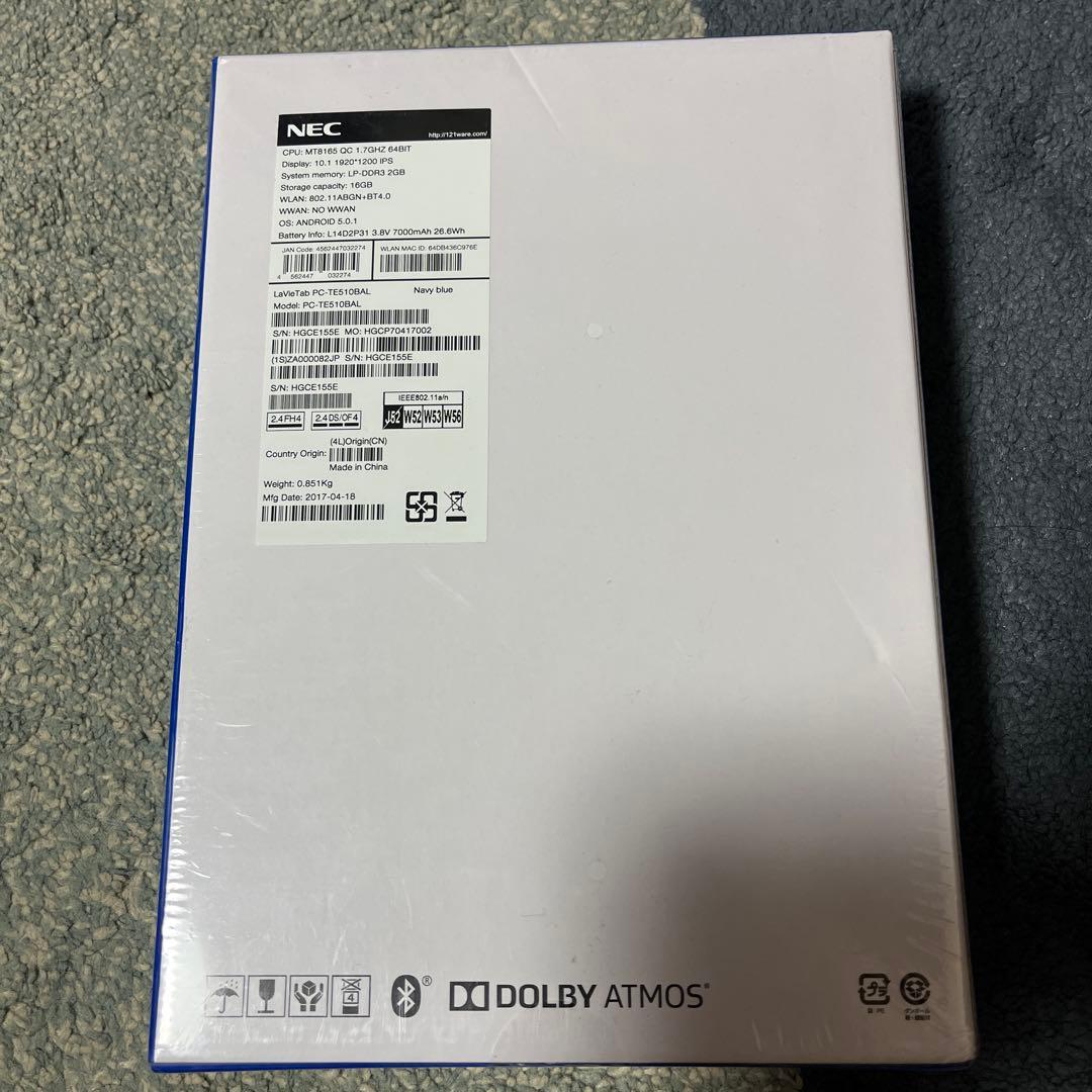 iPad本体 NEC PC-TE510-LAVIE