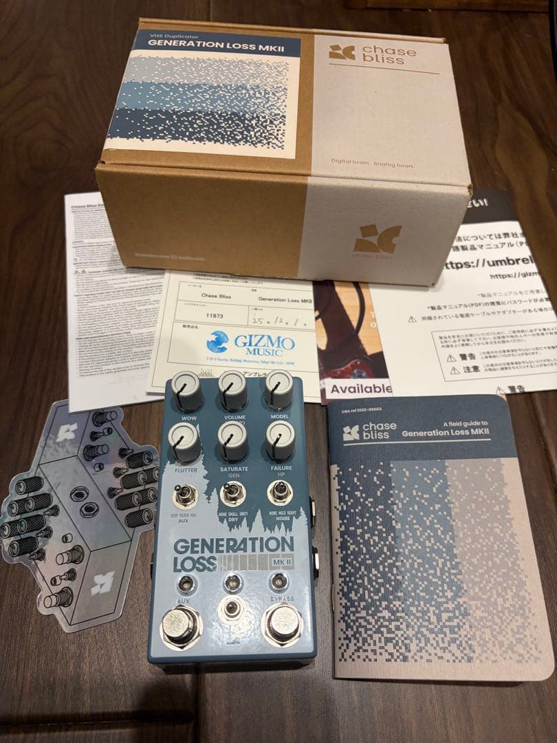 【美品・保証】Chase Bliss Generation Loss mkII