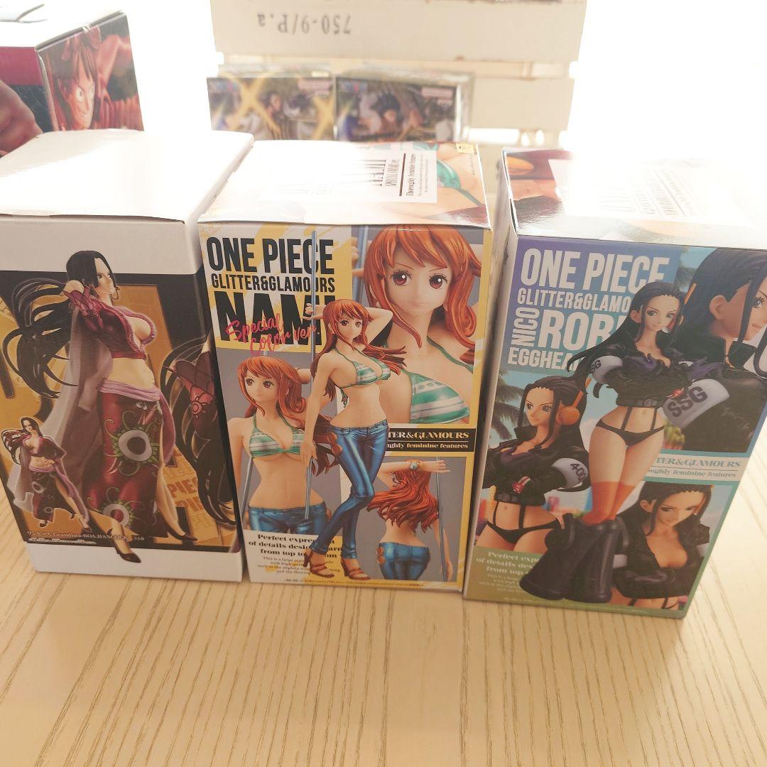 ワンピース A賞+C賞+G賞+H賞+ハンコック+ナミ+ロビン+戦光絶景2体