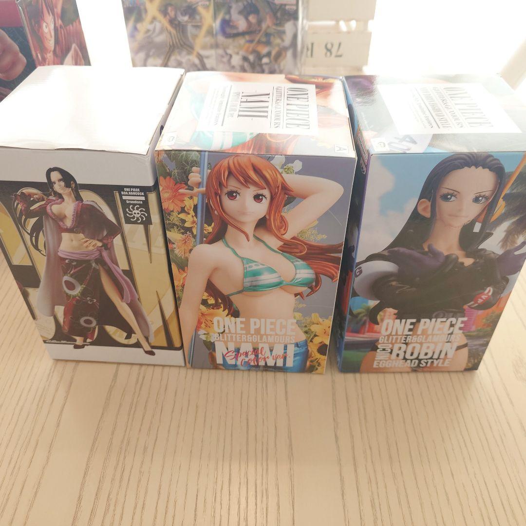 ワンピース A賞+C賞+G賞+H賞+ハンコック+ナミ+ロビン+戦光絶景2体