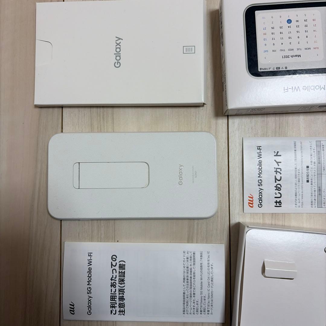 ルーター・ネットワーク機器 Galaxy 5G Mobile Wi-Fi SCR01 (SCR01SWU)