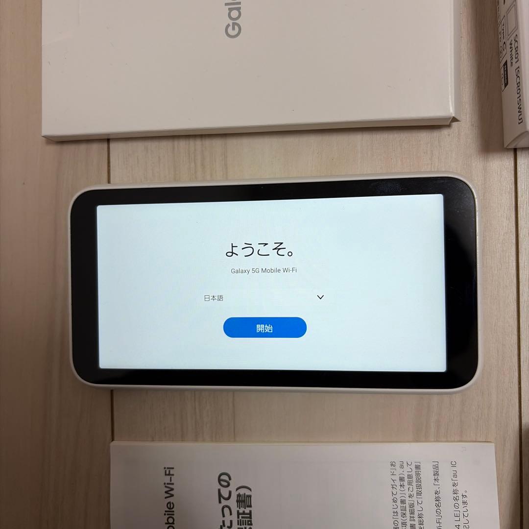 ルーター・ネットワーク機器 Galaxy 5G Mobile Wi-Fi SCR01 (SCR01SWU)