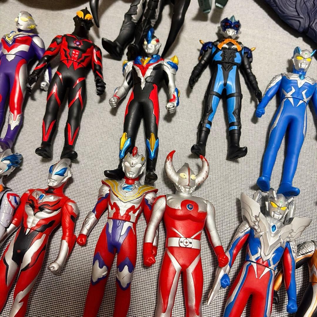 ウルトラマン　ウルトラ怪獣　ソフビ　まとめ売り　59体