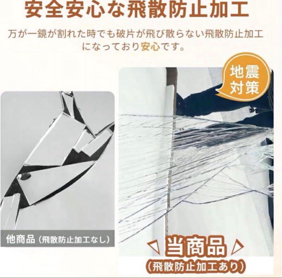 全身鏡 姿見 全身ミラー スタンドミラー 姿見 壁掛 シルバー 160x50CM