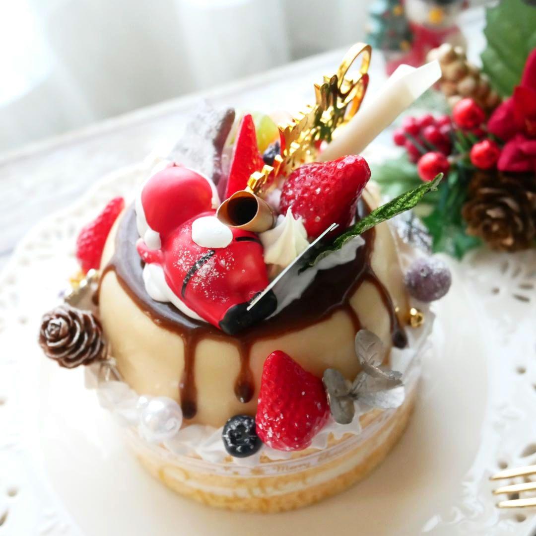 【RAMஐ*゜様】フェイクスイーツ◆X'masプリントルテ◆リアルサイズケーキ◆
