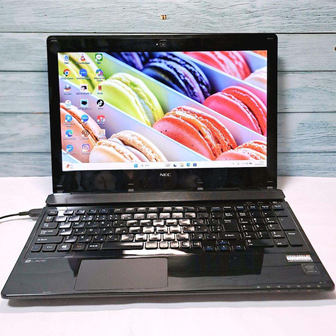 J103 すぐ使える NECノートパソコン i3/1000GB Win11