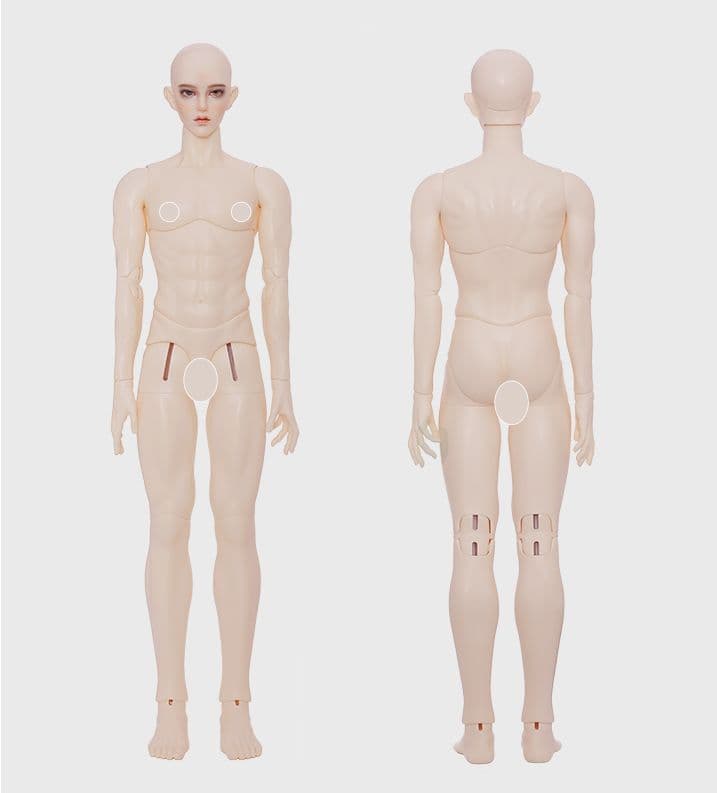 BJD 1/3 ドール本体 Gray　球体関節人形 ハンドメイド