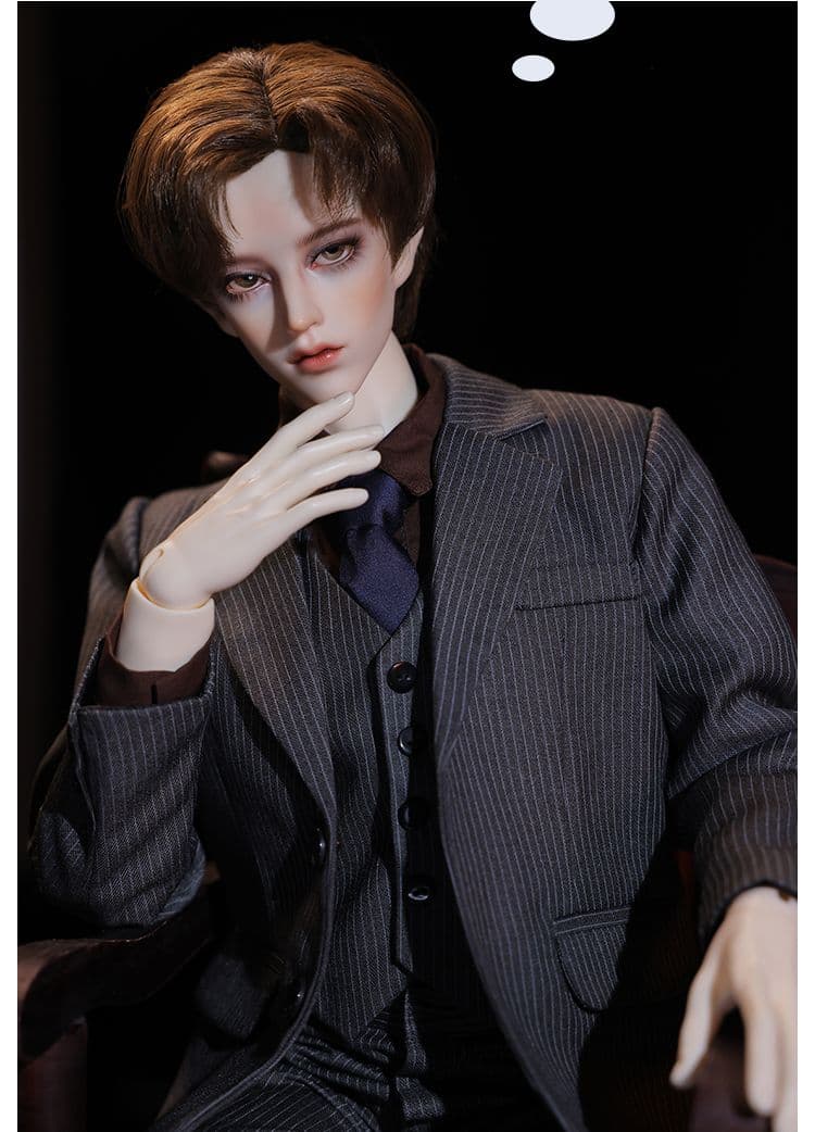 BJD 1/3 ドール本体 Gray　球体関節人形 ハンドメイド