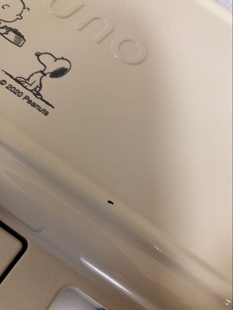 新品　未使用　ブルーノ ホットサンドメーカー スヌーピー BOE069-ECRU