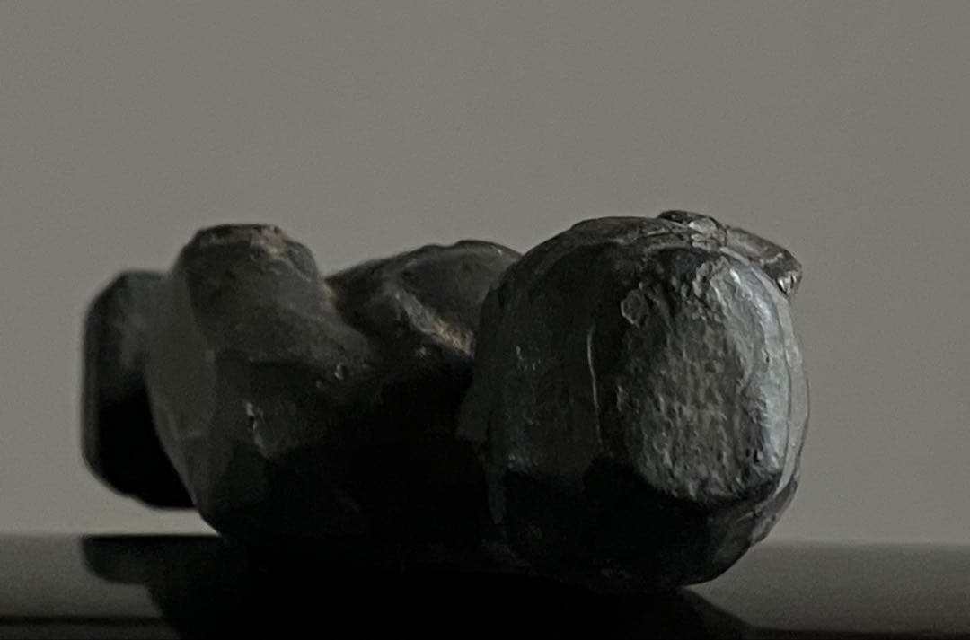 【紡がれた民衆菩薩 木彫 約22.5㎝ 江戸後期頃】仏像骨董古道具民間信仰美術