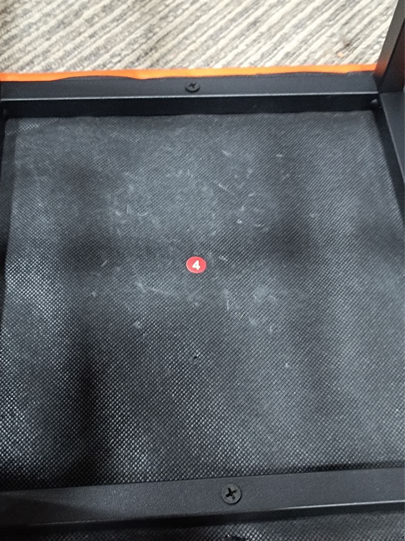 八6628【新品未使用】 5in1 スツールチェア　オレンジ