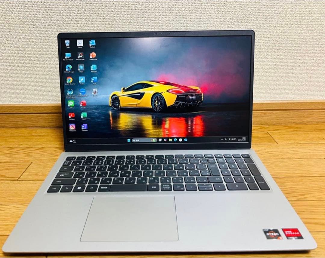 DELLノートパソコンWin11/8GB/SSD512GB/HDD/office