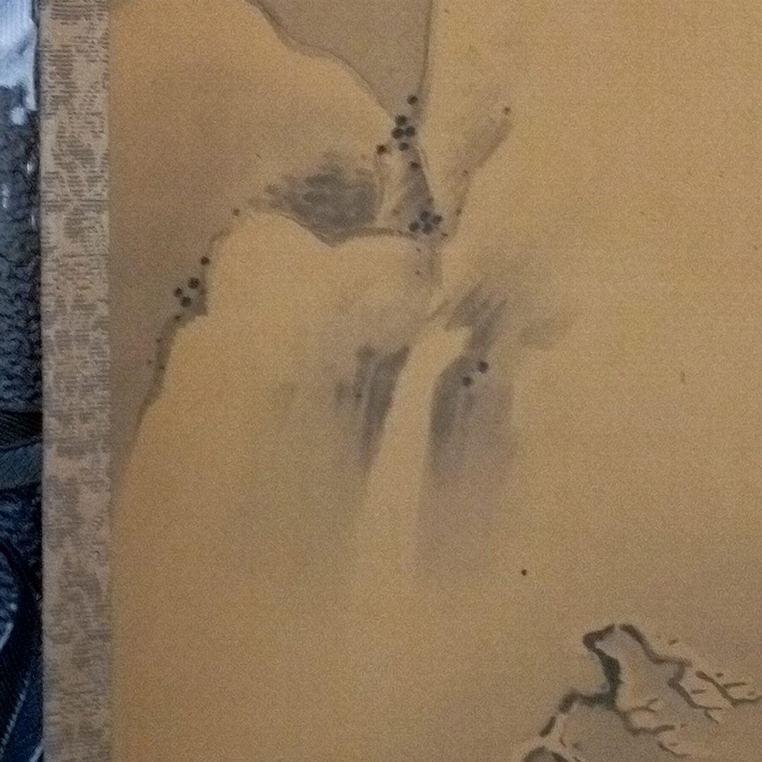 伊川院　四季山水　対福　２福対掛け軸　伊川院法