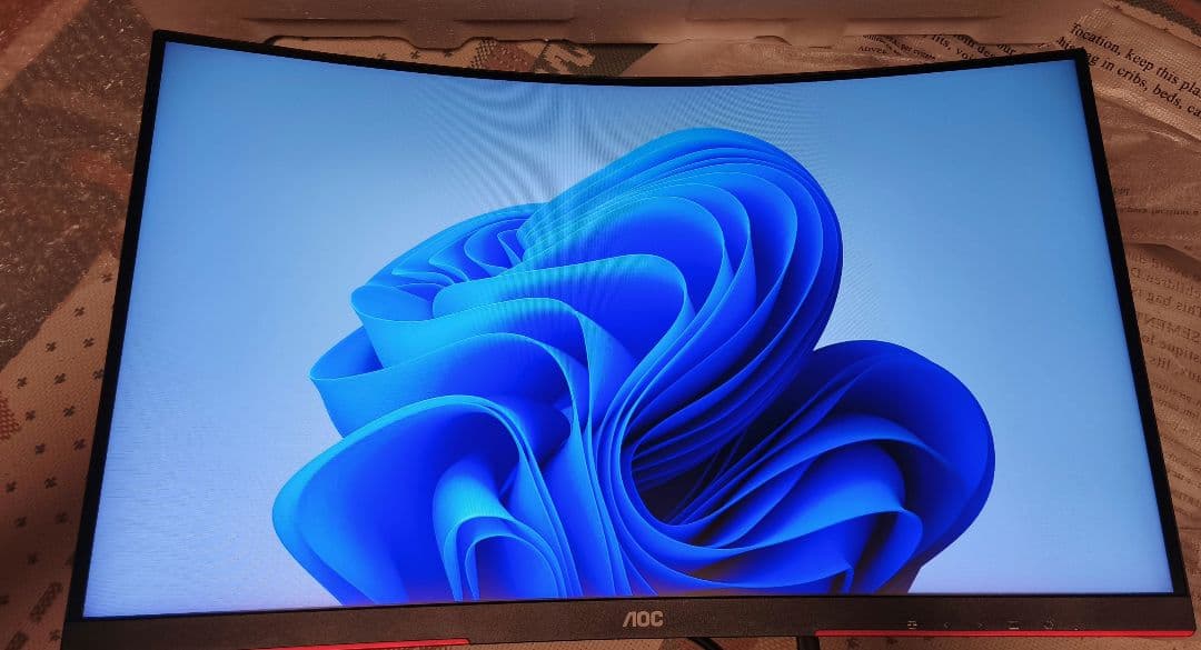 AOC C27G3/11 27インチ 曲面ゲーミングモニター 165Hz/1ms