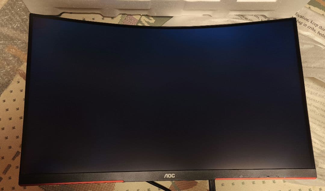AOC C27G3/11 27インチ 曲面ゲーミングモニター 165Hz/1ms