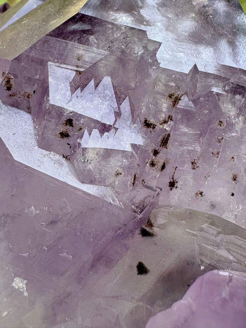 【匿名発送】レピドクロサイト内包アメジストクラスター