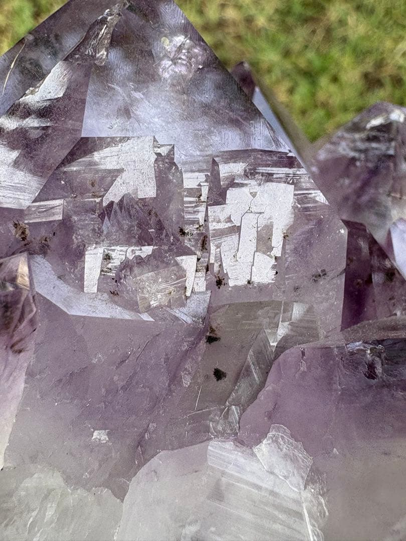 【匿名発送】レピドクロサイト内包アメジストクラスター