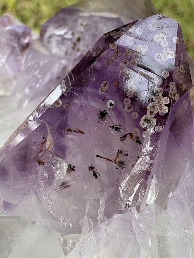 【匿名発送】レピドクロサイト内包アメジストクラスター