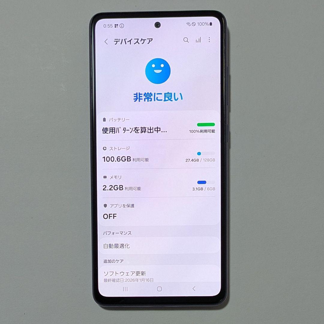 【動作良好】Galaxy A52 5G SC-53B ドコモ SIMロック解除品