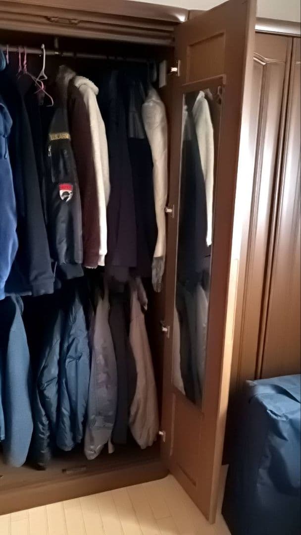 ブラウン収納洋服箪笥 婚礼家具