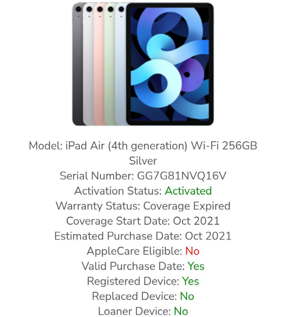 iPad Air4 256GB ジャンク品