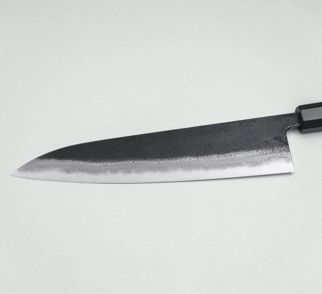 宗利製作所　黒打ち　牛刀　240mm