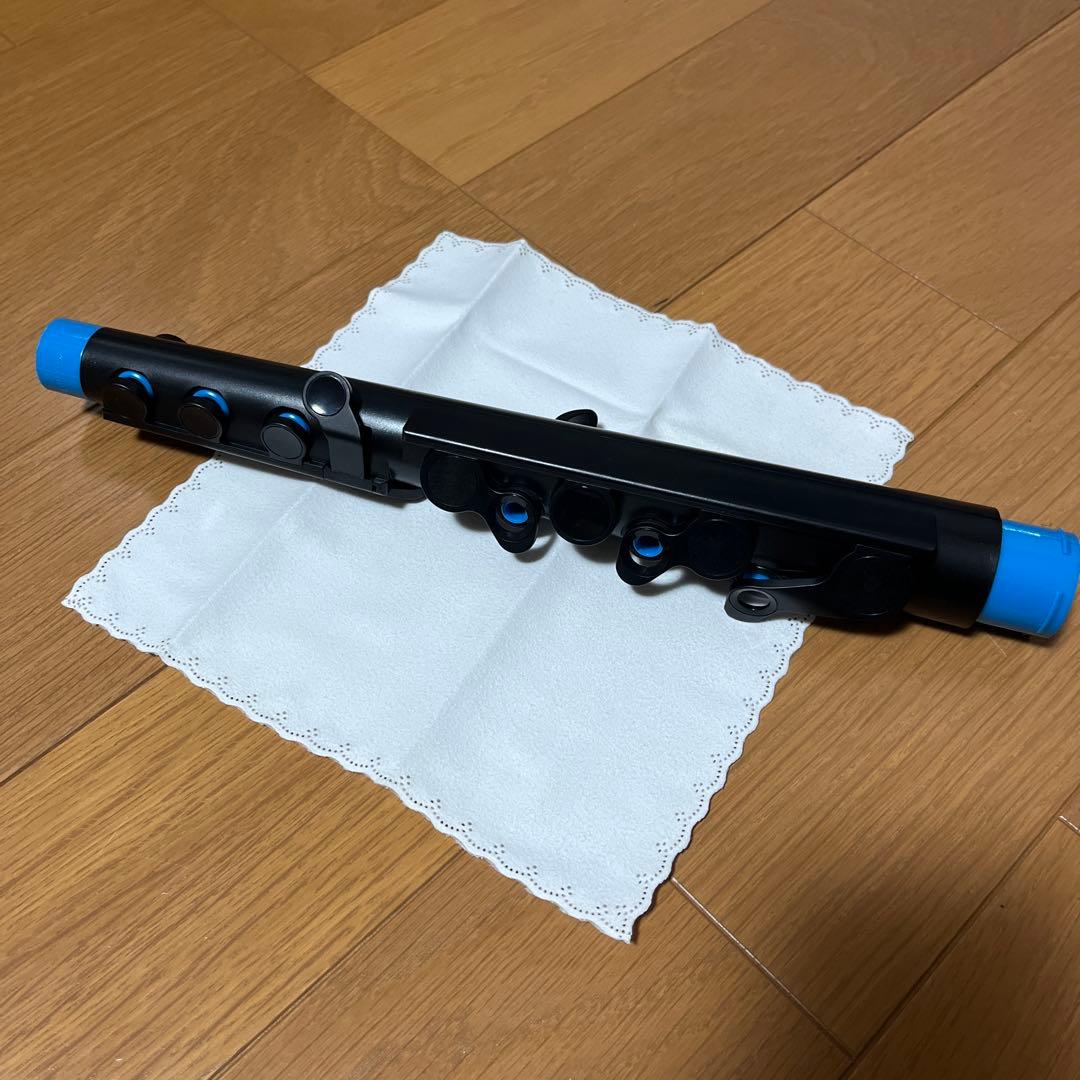 nuvo jSAX ブラック/ブルー ケース•リード•クロス•運指表付き