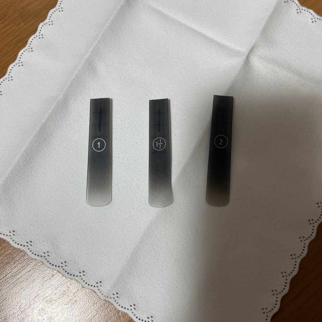 nuvo jSAX ブラック/ブルー ケース•リード•クロス•運指表付き