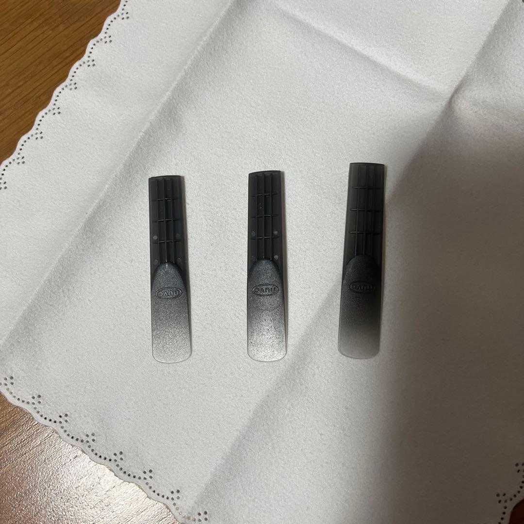 nuvo jSAX ブラック/ブルー ケース•リード•クロス•運指表付き