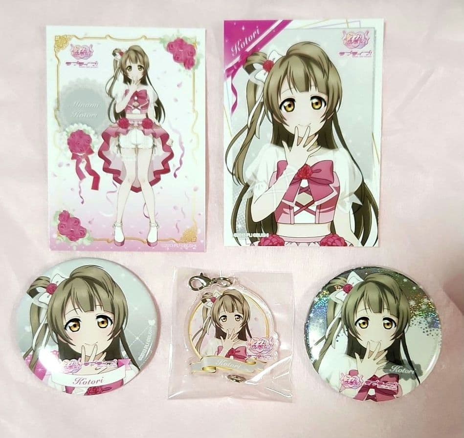 ラブライブ ラブカ感謝祭 ブロマイド 缶バッジ 高坂穂乃果 南ことり 園田海未