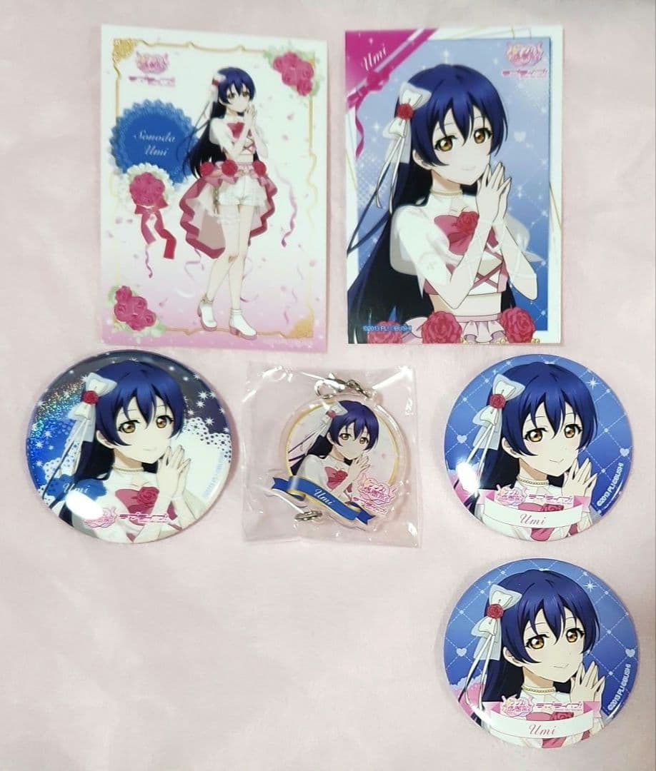 ラブライブ ラブカ感謝祭 ブロマイド 缶バッジ 高坂穂乃果 南ことり 園田海未