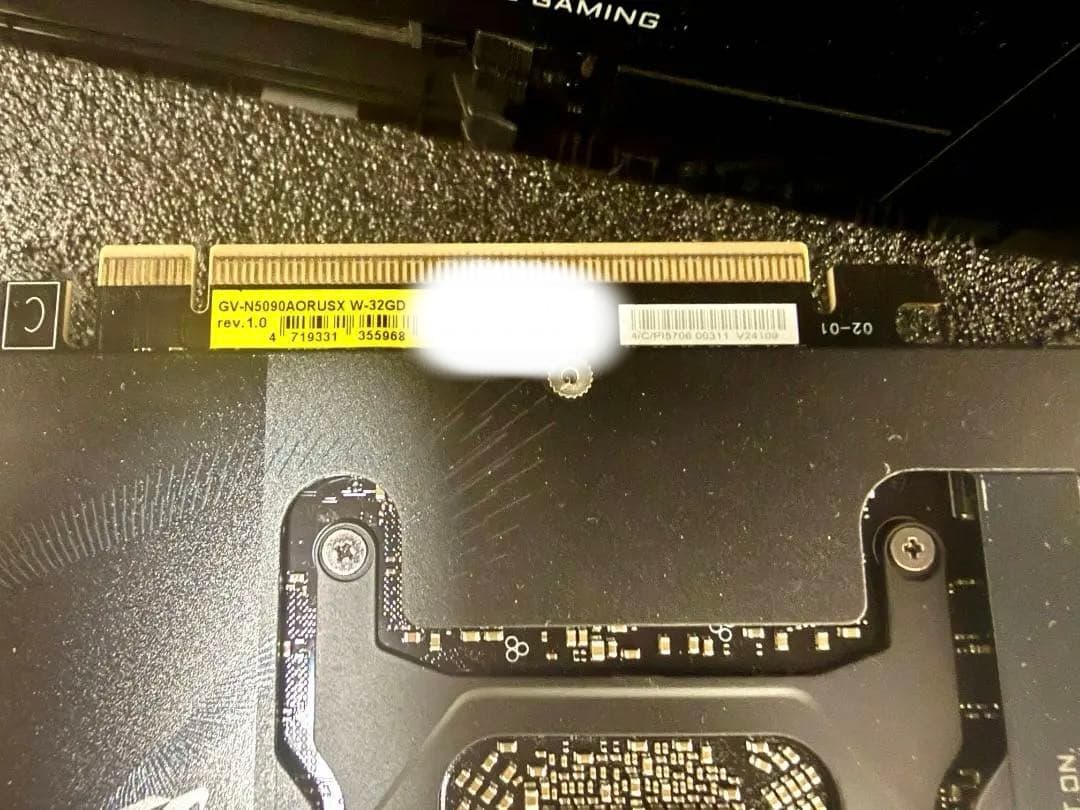 【極美品】 RTX 5090 AORUS XTREME WATERFORCE