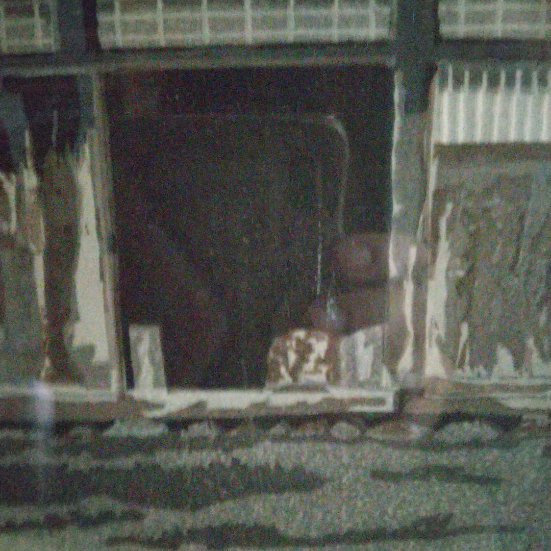 牧野 光陽 版画『風 霜』