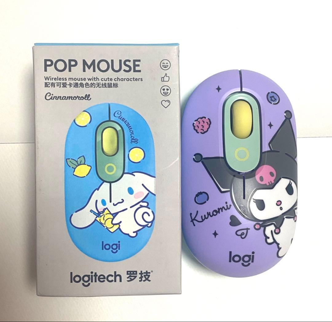 新品未開封Logitechシナモ　ワイヤレスマウス 海外限定デザイン3台接続可