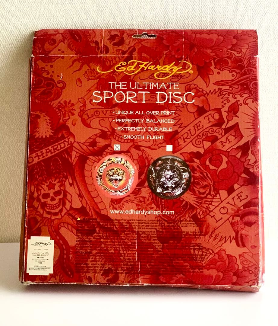 【入手困難・新品未使用】エドハーディ y2k ビーチタオル と フリスビーセット