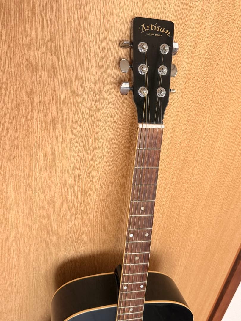 Artisan ブラック アコースティックギター