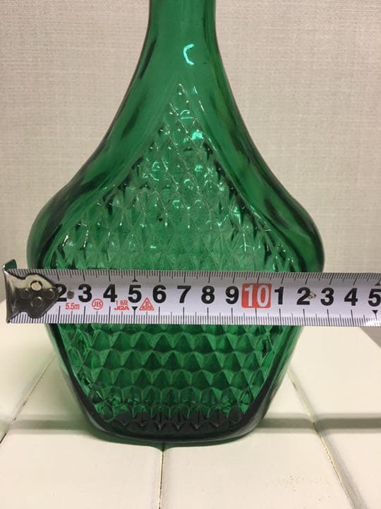 アンティーク　ガラス瓶　イタリア製　ワイン