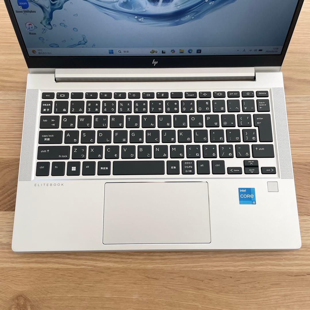 【極美品】HP 2023年製 第13世代 i5 メモリ16GB バッテリー超優良