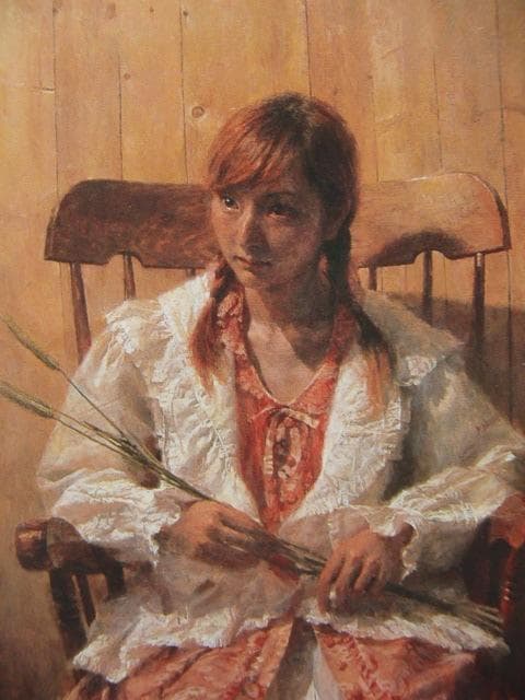 三澤寛志、【MILK TEA】、希少な画集画、新品高級額 額装付、状態良好