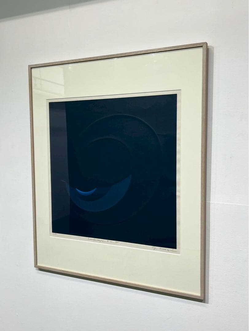 【大英博物館所蔵作家】小野木学「Landscape-T.L.W」真作 1974年