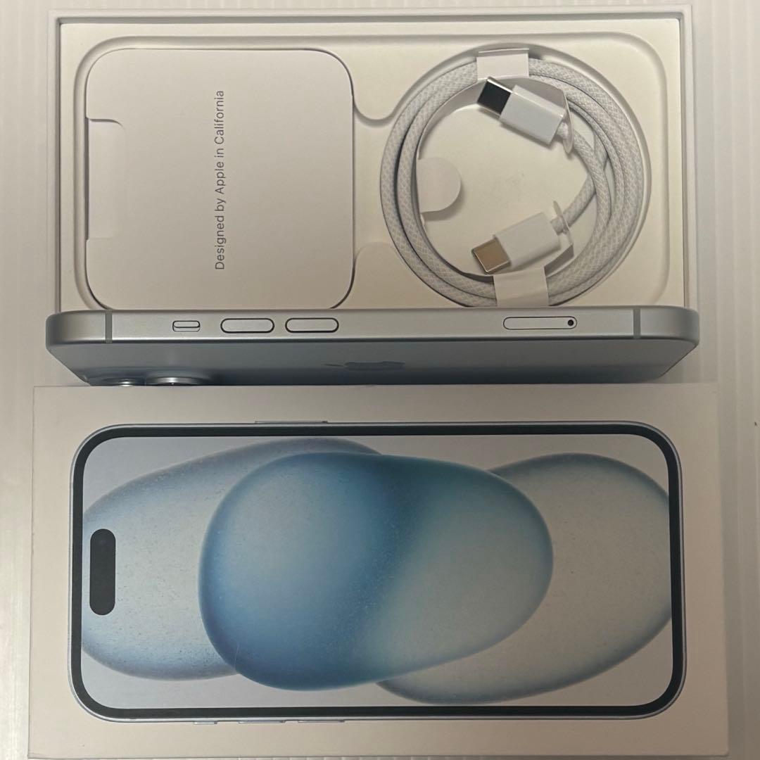 バッテリー100%ほぼ新品！ iPhone15 128GB SIMフリー 本体