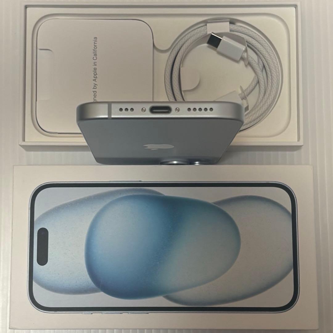 バッテリー100%ほぼ新品！ iPhone15 128GB SIMフリー 本体