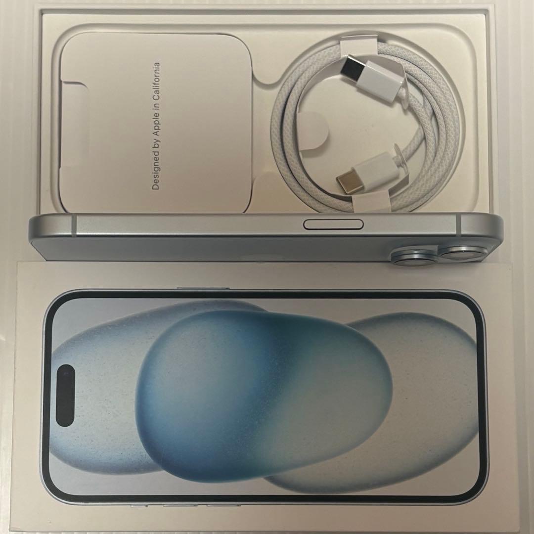 バッテリー100%ほぼ新品！ iPhone15 128GB SIMフリー 本体