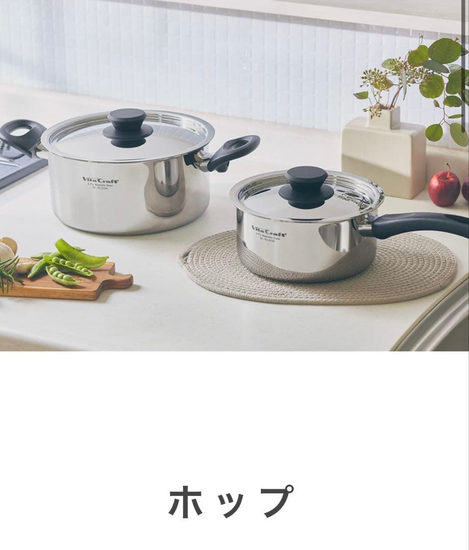 vita craft ビタクラフト　ホップ16cm 片手鍋No.3732