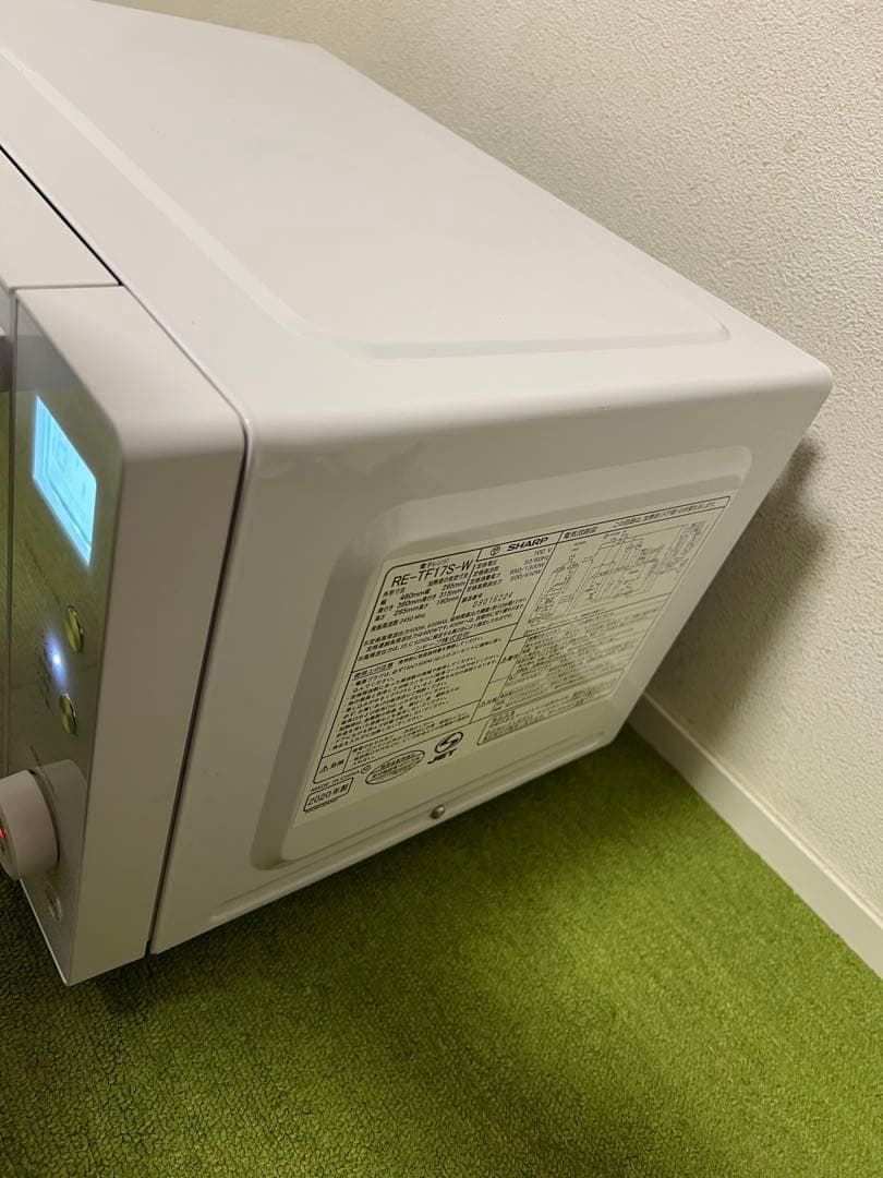 美品 SHARP 電子レンジ　ヘリツフリ 2020年製 ホワイト 電子レンジ