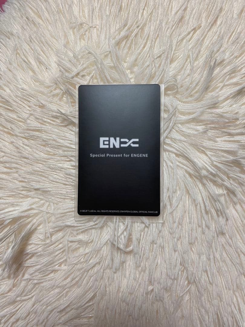 ENHYPEN ソヌ　FC1000人限定アンケートトレカ