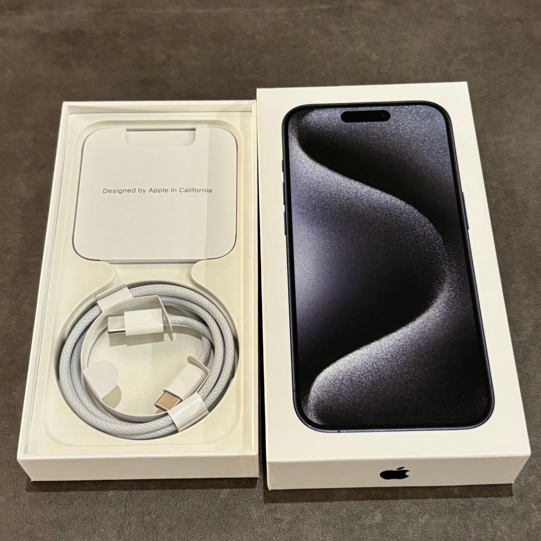 iPhone 15 Pro 256GB ブルーチタニウム